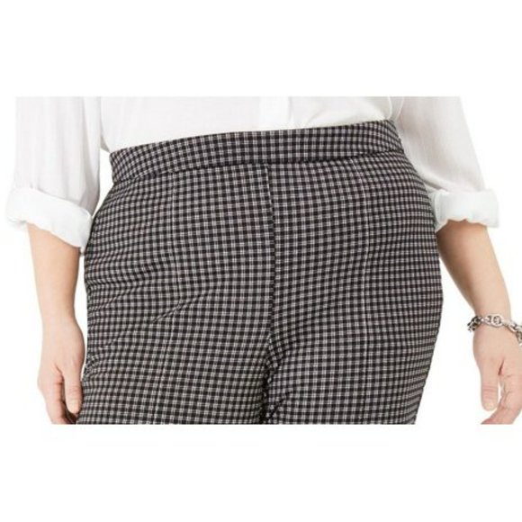 MICHAEL Michael Kors Crop Ankle Pants Black & White Size 2X Brand New all Season - Picture 4 of 8